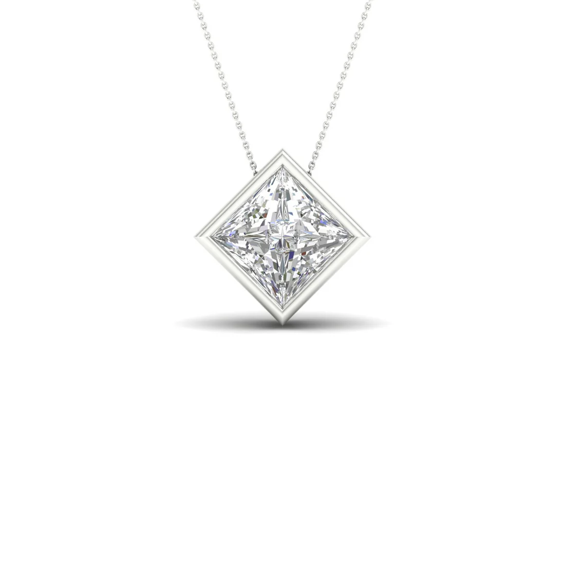 1.50 CTW Lab Grown Diamond Solitaire Pendant