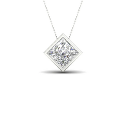 1.50 CTW Lab Grown Diamond Solitaire Pendant