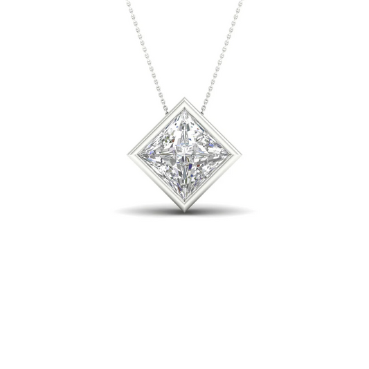 1.50 CTW Lab Grown Diamond Solitaire Pendant