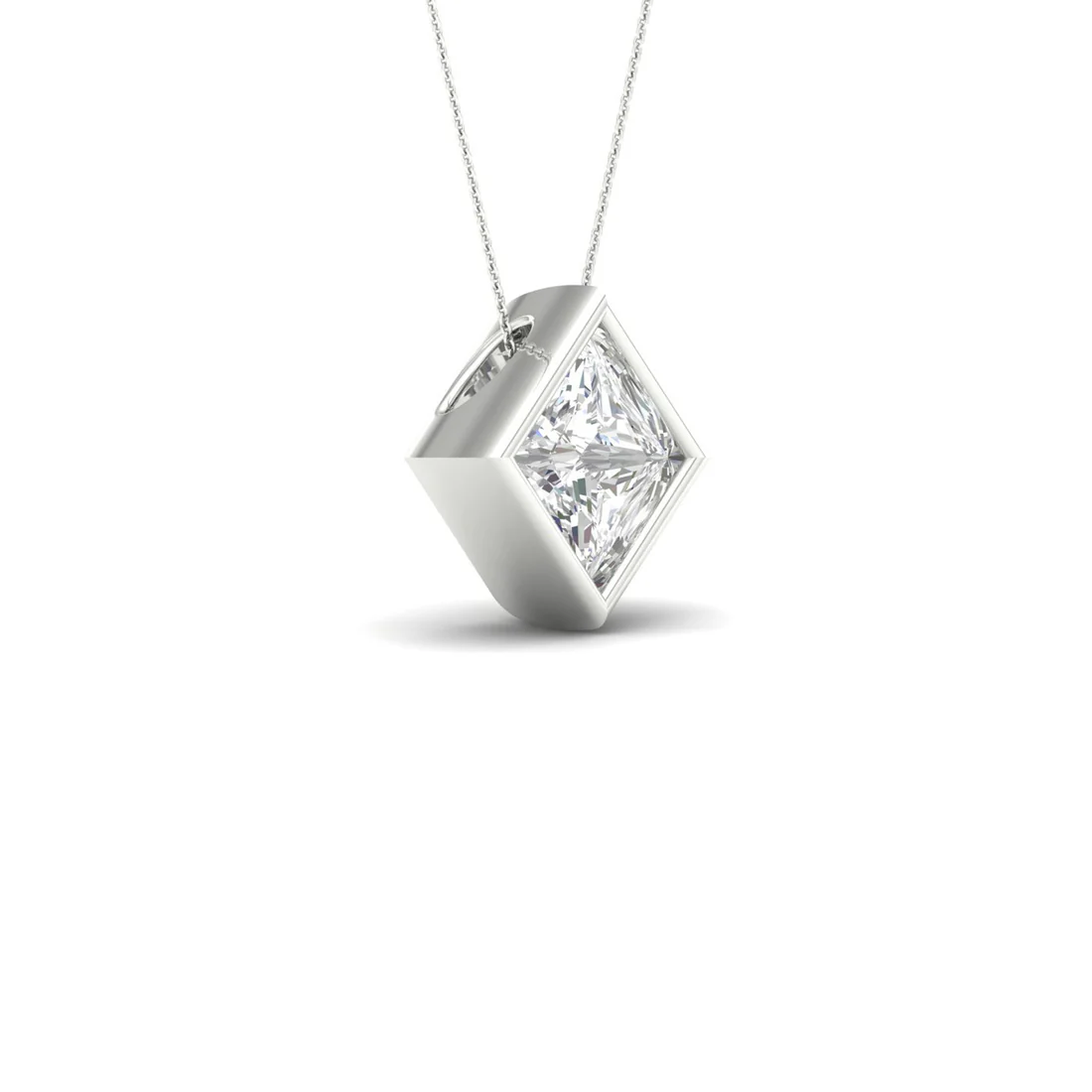 1.50 CTW Lab Grown Diamond Solitaire Pendant
