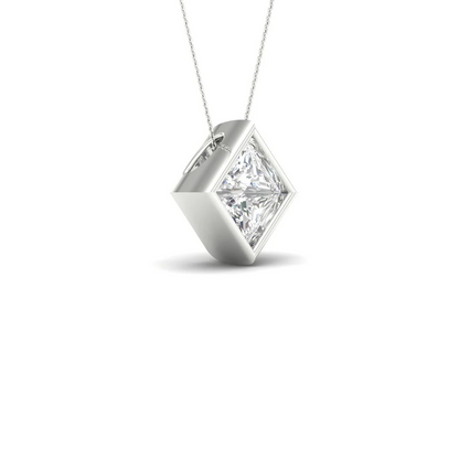 1.50 CTW Lab Grown Diamond Solitaire Pendant