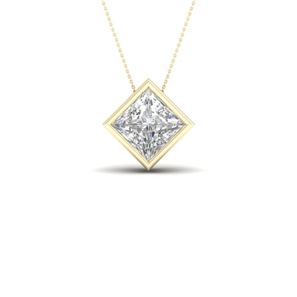 1.50 CTW Lab Grown Diamond Solitaire Pendant