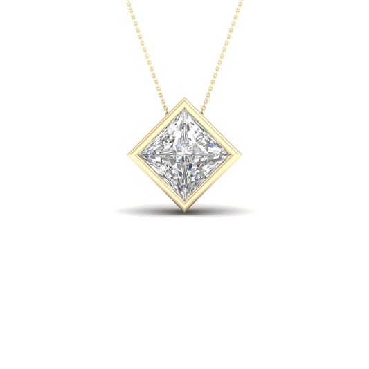 1.50 CTW Lab Grown Diamond Solitaire Pendant