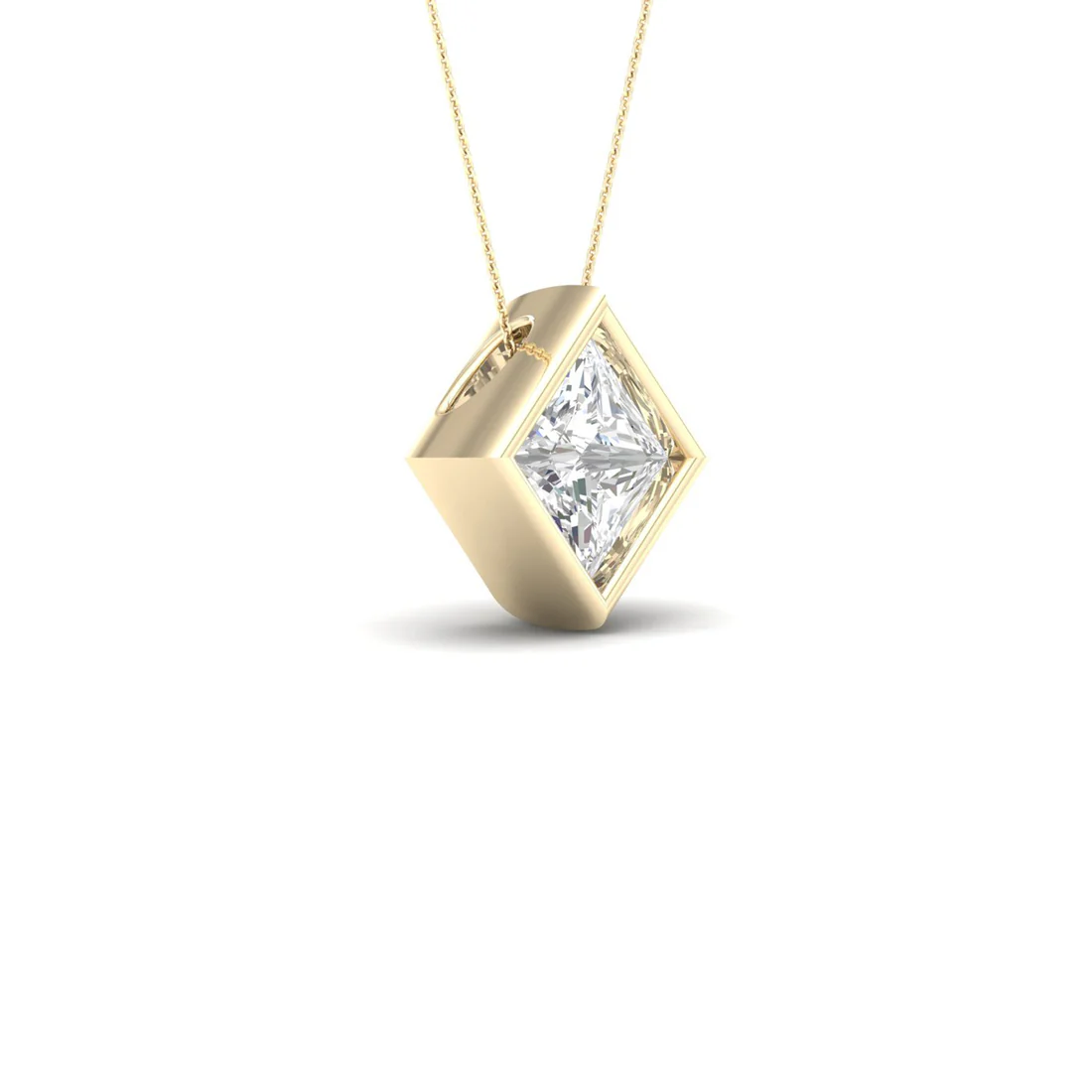1.50 CTW Lab Grown Diamond Solitaire Pendant