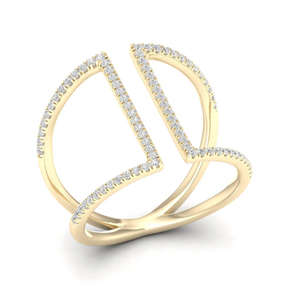 0.30Ctw Lab Grown Diamond Fashion Ring Band