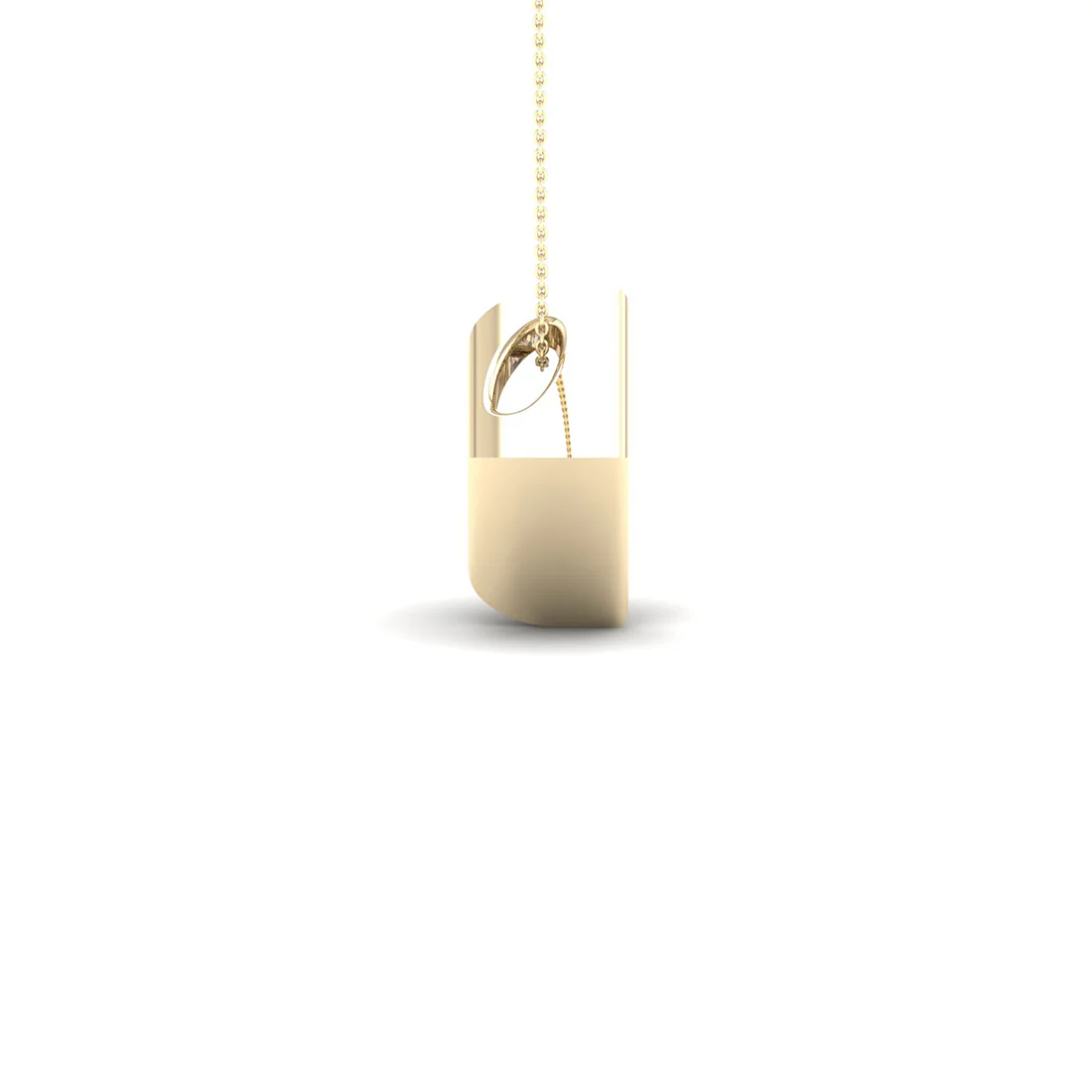 1.50 CTW Lab Grown Diamond Solitaire Pendant