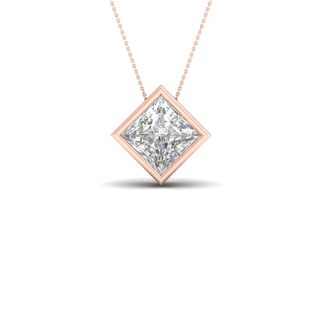 1.50 CTW Lab Grown Diamond Solitaire Pendant