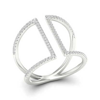 0.30Ctw Lab Grown Diamond Fashion Ring Band