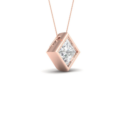 1.50 CTW Lab Grown Diamond Solitaire Pendant