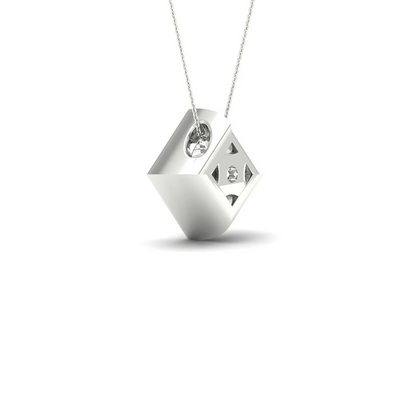 1.50 CTW Lab Grown Diamond Solitaire Pendant