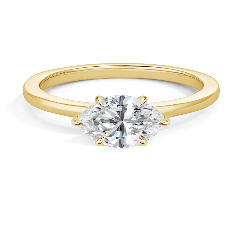 1/2Ct Marquise Lab Grown Diamond Solitaire Engagement Ring