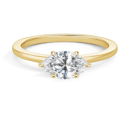 1/2Ct Marquise Lab Grown Diamond Solitaire Engagement Ring