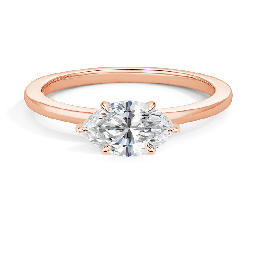 1/2Ct Marquise Lab Grown Diamond Solitaire Engagement Ring