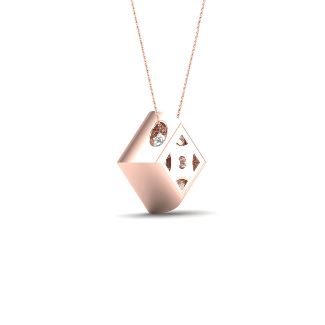 2 CTW Lab Grown Diamond Princess Cut Pendant