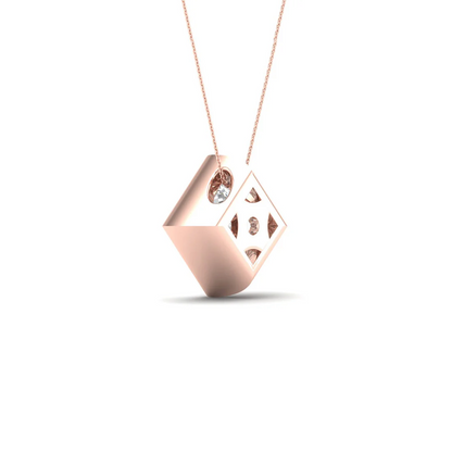 2 CTW Lab Grown Diamond Princess Cut Pendant