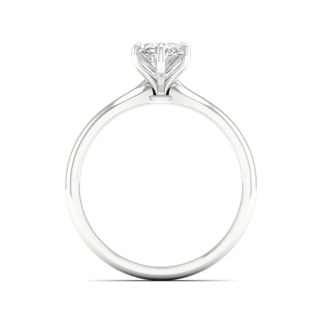 1.50 CTW Oval Cut Lab Grown Diamond Solitaire Ring