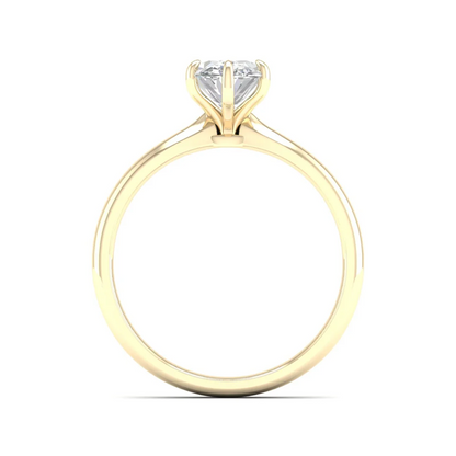 1.50 CTW Oval Cut Lab Grown Diamond Solitaire Ring