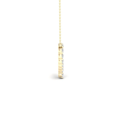 0.25 CTW Lab Grown Diamond Heart Shape Pendant