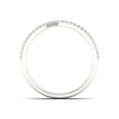 0.23Ctw Lab Grown Diamond Fishtail Setting Band