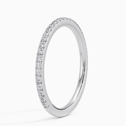 0.24 CTW Lab Grown Diamond Minimalist 14k Gold Wedding Band
