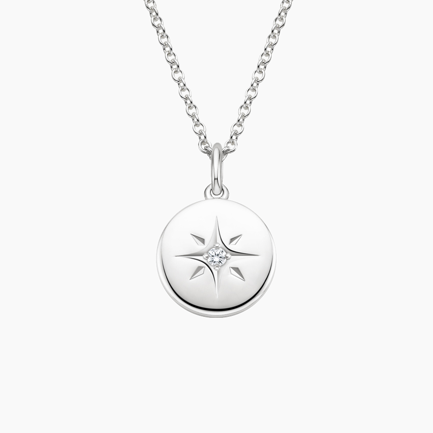 Lab Grown Diamond Custom North Star Pendant