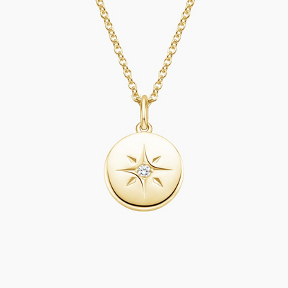 Lab Grown Diamond Custom North Star Pendant