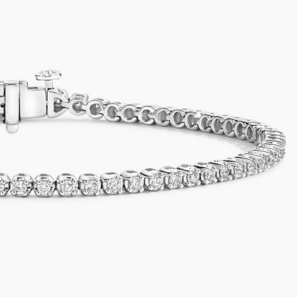 1CTW 7 inch Certified Lab Grown Diamond Tennis Bracelet