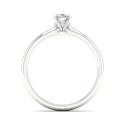 1 CTW Classic Oval Lab Grown Diamond Ring