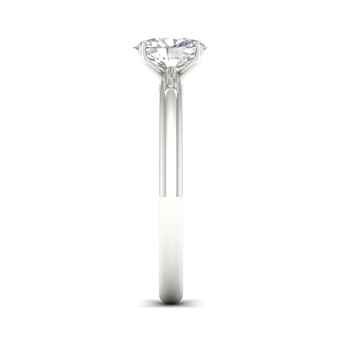 1 CTW Classic Oval Lab Grown Diamond Ring