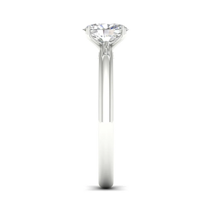 1 CTW Classic Oval Lab Grown Diamond Ring