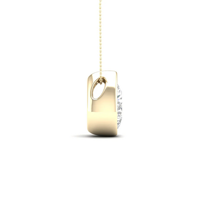 1 CTW Lab Grown Diamond Bezel Set Pendant