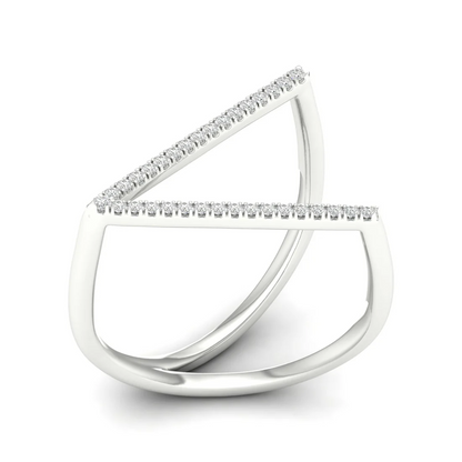 0.12Ctw Lab Grown Diamond V Band