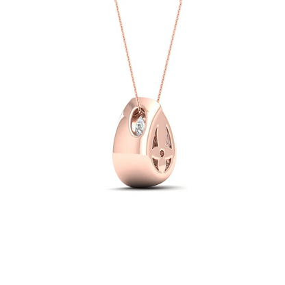 1 CTW Lab Grown Diamond Bezel Set Pendant