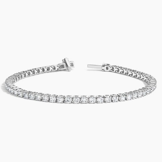 2CTW 6.5 inch Lab Grown Diamond Line Prong Set Tennis Bracelet