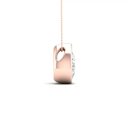 1 CTW Lab Grown Diamond Bezel Set Pendant