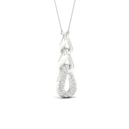 0.20 CTW Lab Grown Diamond Link Pendant
