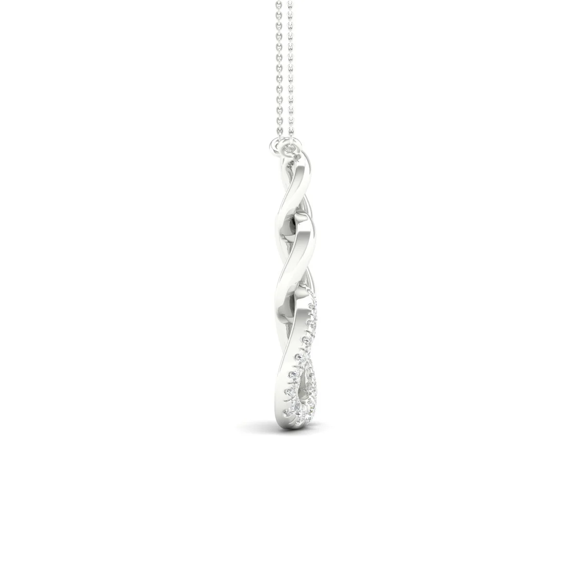 0.20 CTW Lab Grown Diamond Link Pendant