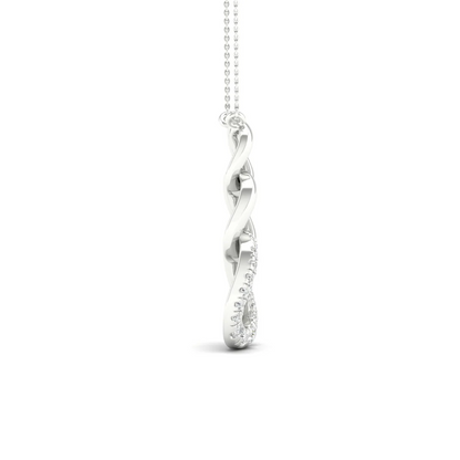 0.20 CTW Lab Grown Diamond Link Pendant