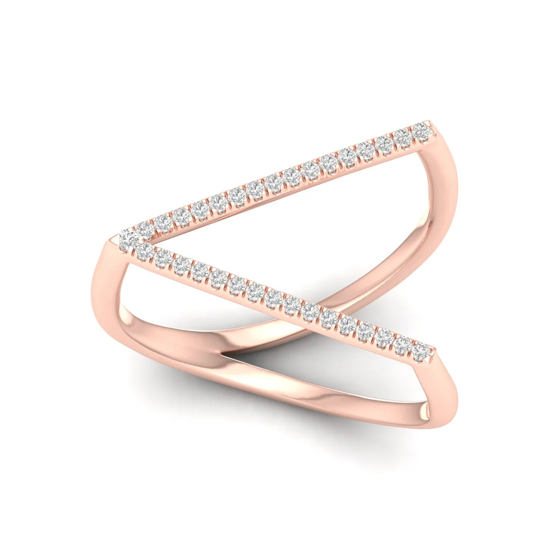 0.12Ctw Lab Grown Diamond V Band