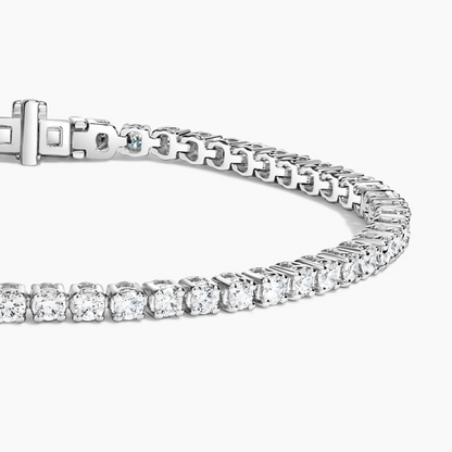 2CTW 6.5 inch Lab Grown Diamond Line Prong Set Tennis Bracelet