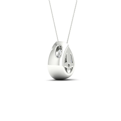 1 CTW Lab Grown Diamond Bezel Set Pendant