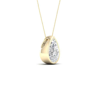 1 CTW Lab Grown Diamond Bezel Set Pendant