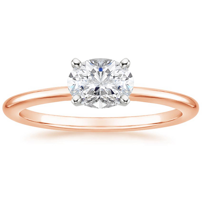 3/4Ct Oval Lab Grown Diamond Comfort Fit Solitaire Ring