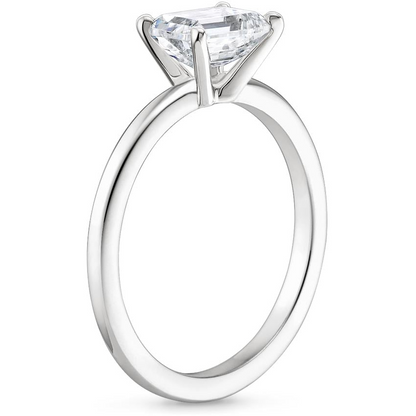 3/4Ct Oval Lab Grown Diamond Comfort Fit Solitaire Ring