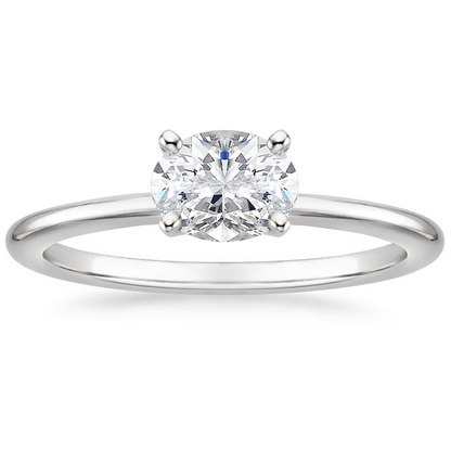 3/4Ct Oval Lab Grown Diamond Comfort Fit Solitaire Ring