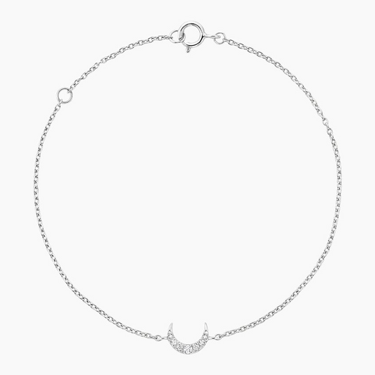 7 inch Crescent Certified Lab Grown Diamond Bracelet