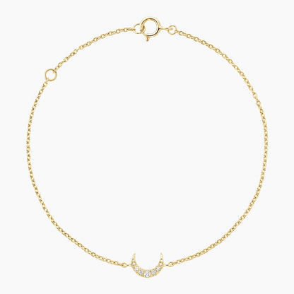 7 inch Crescent Certified Lab Grown Diamond Bracelet