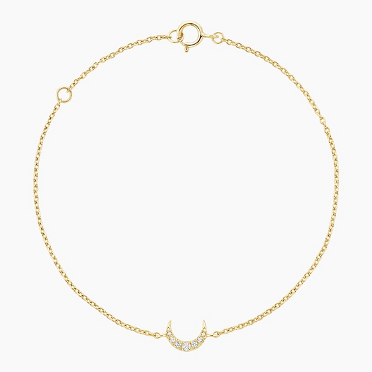 7 inch Crescent Certified Lab Grown Diamond Bracelet