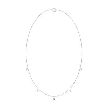 0.20CTW Star Fashion Lab Grown Diamond Chain For Women
