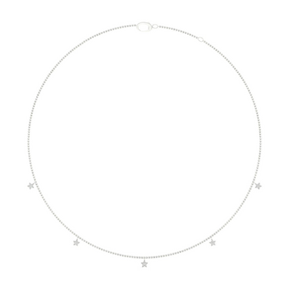 0.20CTW Star Fashion Lab Grown Diamond Chain For Women